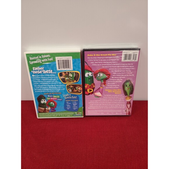 Veggie Tales DVD Lot Pistachio, Duke, and Esther Sealed! - Picture 2 of 7